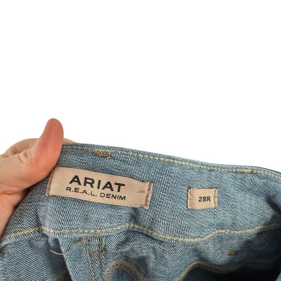 Ariat REAL Perfect Rise Boot Jeans Western Country Rodeo Cowgirl Womens 28 - Picture 5 of 9